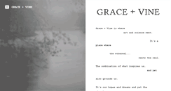 Desktop Screenshot of graceandvine.com