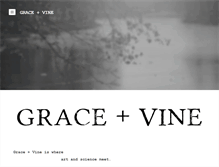 Tablet Screenshot of graceandvine.com